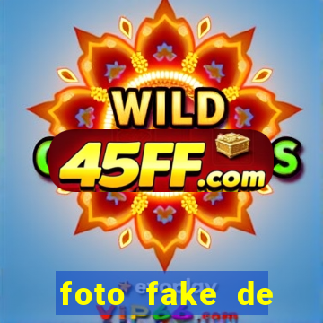 foto fake de mulher no espelho